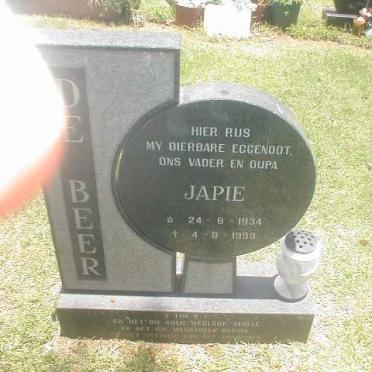 BEER Japie, de 1934-1999