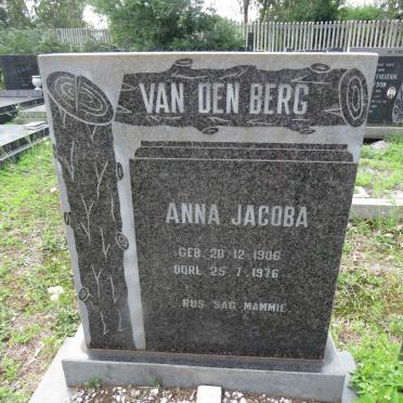 BERG Anna Jacoba, van den 1906-1976