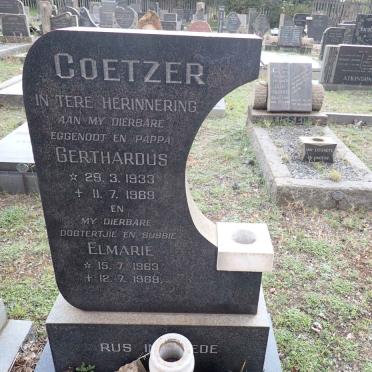 COETZER Gerthardus 1933-1969 :: COETZER Elmarie 1963-1969