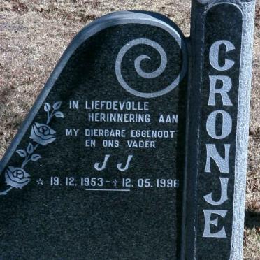 CRONJE J.J. 1953-1996