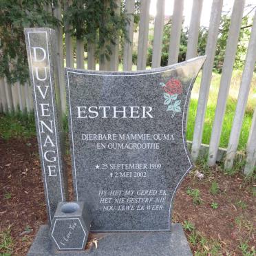 DUVENAGE Esther 1909-2002