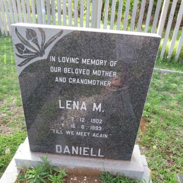 DANIELL Lena M. 1902-1993
