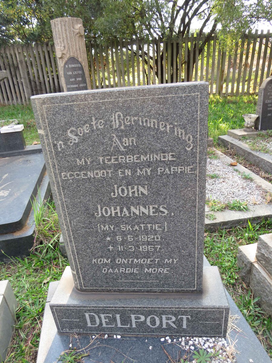 DELPORT John Johannes 1920-1967