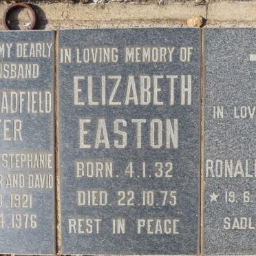 EASTON Elizabeth 1932-1975