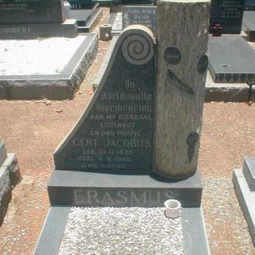 ERASMUS Gert Jacobus 1920-1960