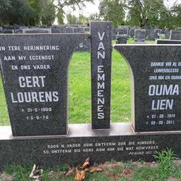 EMMENES Gert Lourens, van 1909-1976 &amp; Lien 1914-2011