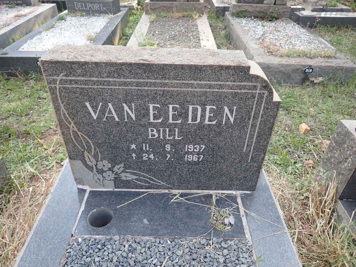 EEDEN Bill, van 1937-1967