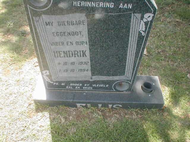 ELLIS Hendrik 1932-1994
