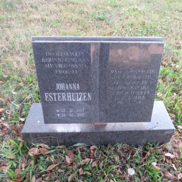 ESTERHUIZEN Johanna 1944-2005