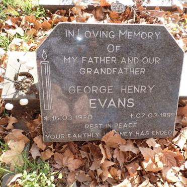 EVANS George Henry 1920-1999
