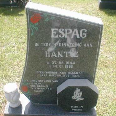 ESPAG Hantie 1944-1995