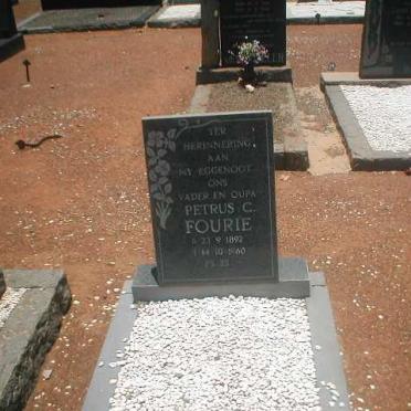 FOURIE Petrus C. 1892-1960