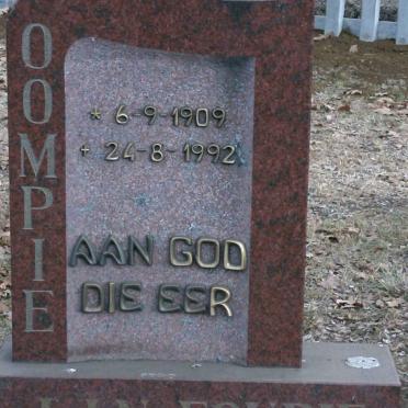 FOURIE J.J.N. 1909-1992