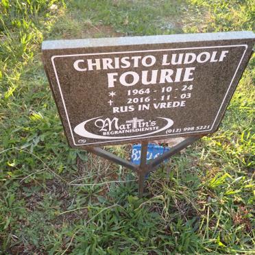 FOURIE Christo Ludolf 1964-2016