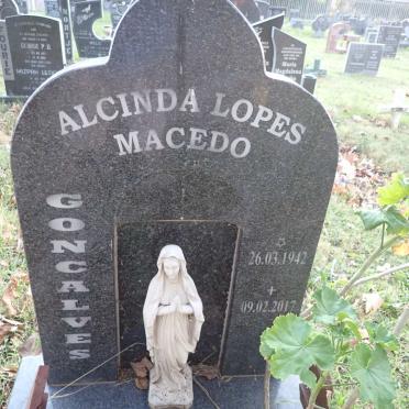 GONCALVES Alcinda Lopes Macedo 1942-2017