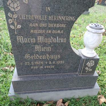 GELDENHUYS Maria Magdalena 1924-1995