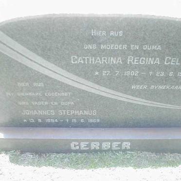 GERBER Johannes Stephanus 1894-1968 &amp; Catharina Regina Celina 1902-1980