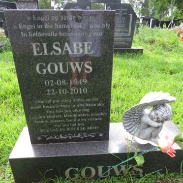 GOUWS Elsabe 1949-2010