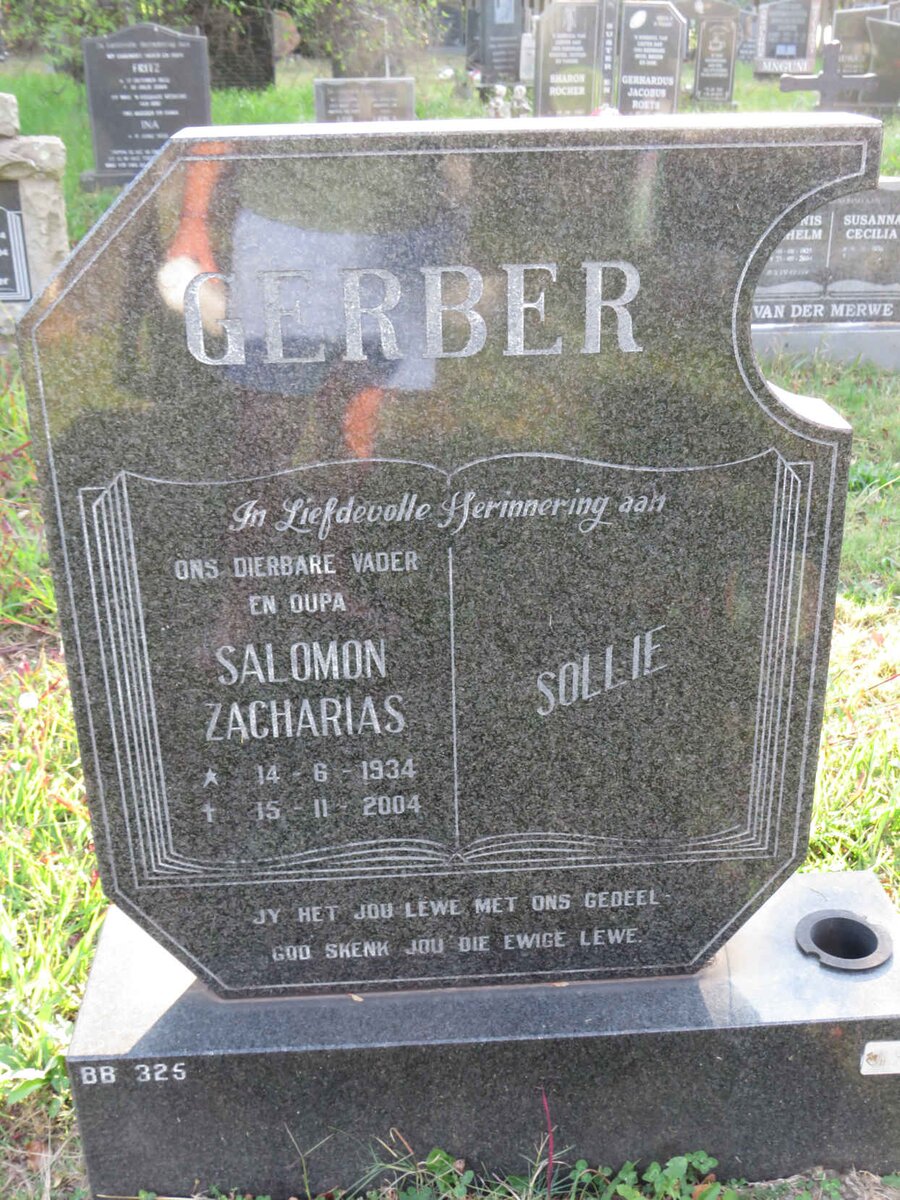 GERBER Salomon Zacharias 1934-2004