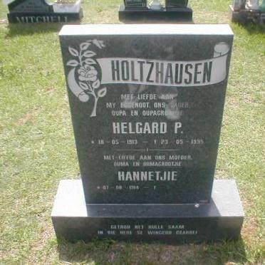 HOLTZHAUZEN Helgard P. 1913-1995 &amp; Hannetjie 1914