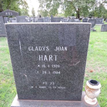 HART Gladys Joan 1920-1984