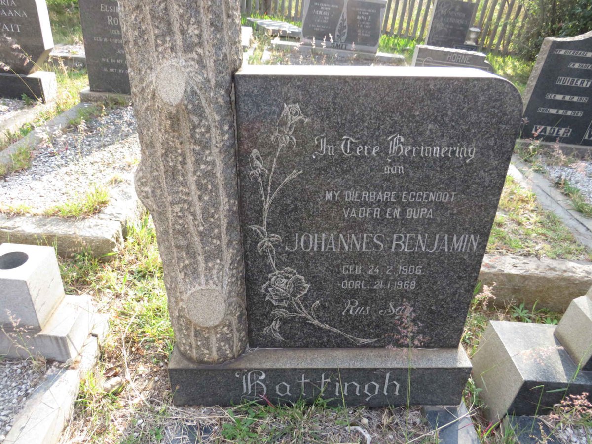 HATTINGH Johannes Benjamin 1906-1969