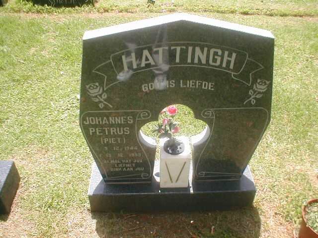 HATTINGH Johannes Petrus 1944-1999
