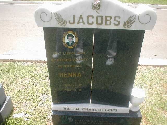 JACOBS Henna 1960-2001