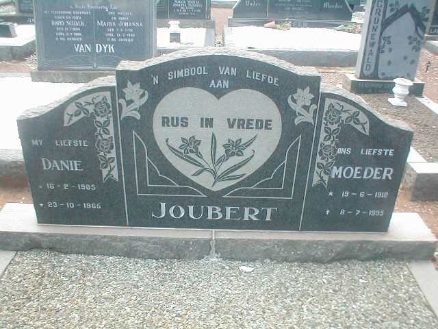 JOUBERT Danie 1905-1965 &amp; Moeder 1912-1995