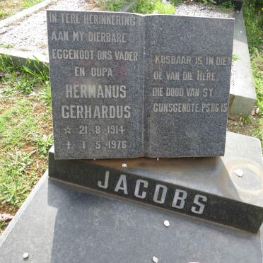 JACOBS Hermanus Gerhardus 1914-1976