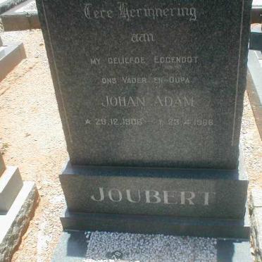 JOUBERT Johan Adam 1906-1966