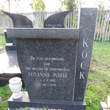 KOCK Susanna Maria 1891-1974
