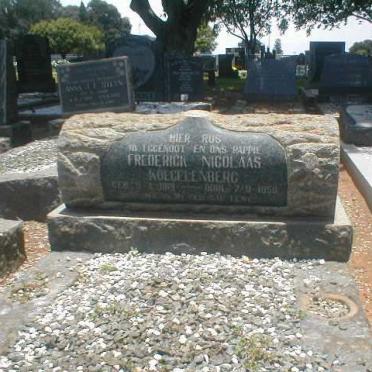 KOEGELENBERG Frederick Nicolaas 1919-1959