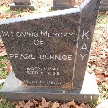 KAY Pearl Bernice 1941-1999