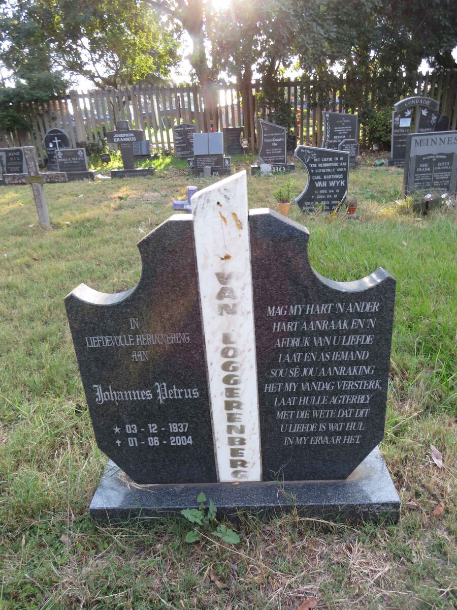 LOGGERENBERG Johannes Petrus, van 1937-2004