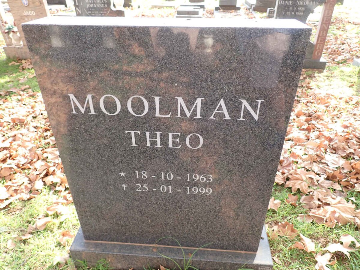 MOOLMAN Theo 1963-1999