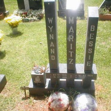 MARITZ Wynand 1936-1999 &amp; Bessie 1934-
