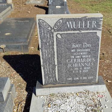 MULLER Gerhardus Johannes 1890-1971
