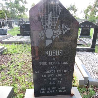 MERWE Kobus, van der 1943-1976