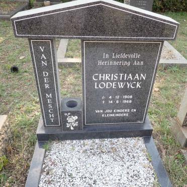 MESCHT Christiaan Lodewyck, van der 1908-1968