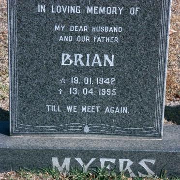 MYERS Brian 1942-1995