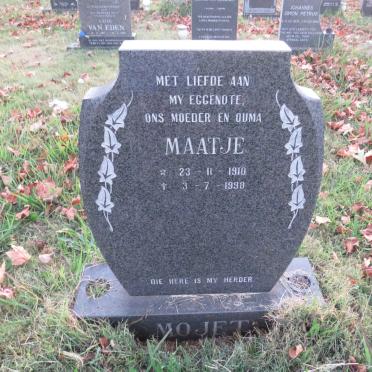 MOJET Maatje 1910-1998