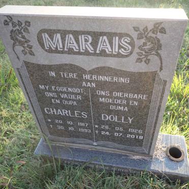 MARAIS Charles 1917-1993 &amp; Dolly 1926-2018