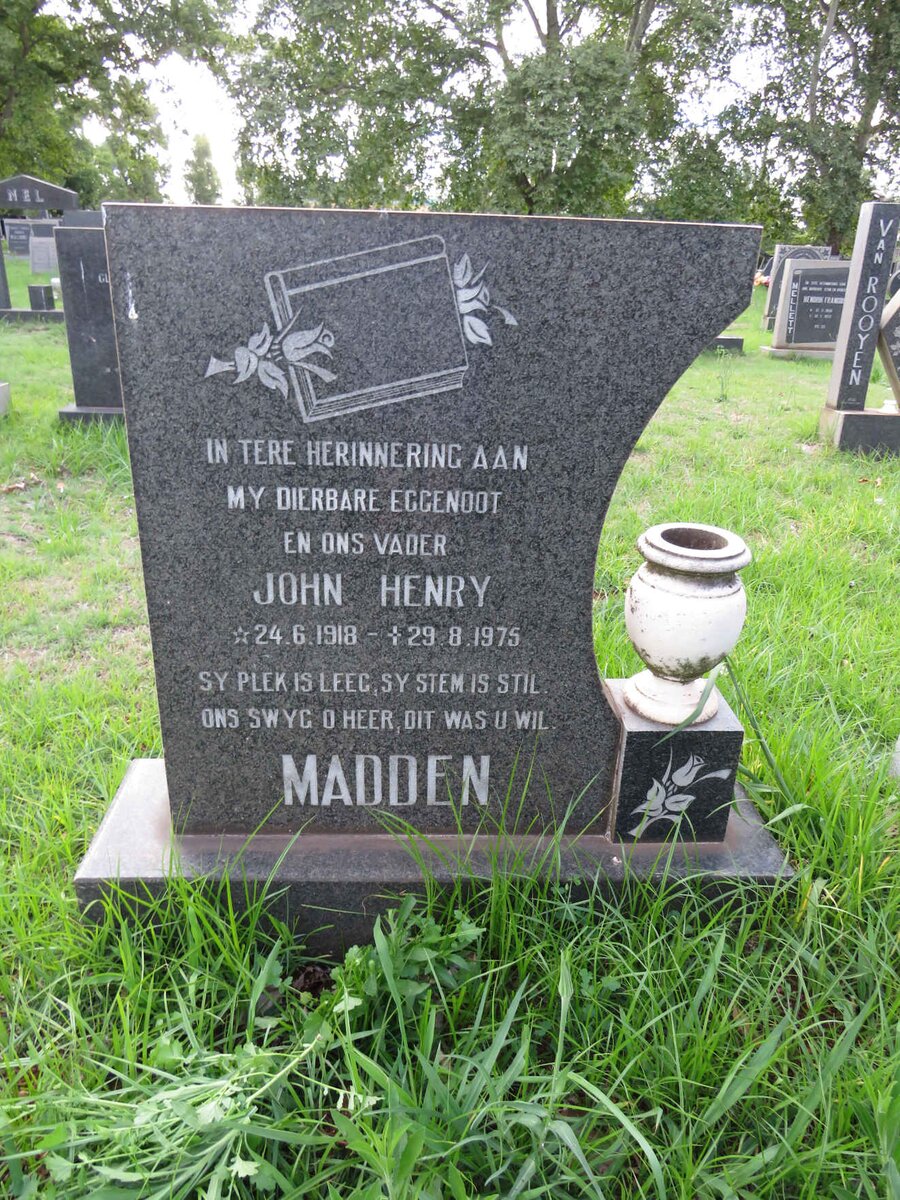 MADDEN John Henry 1918-1975