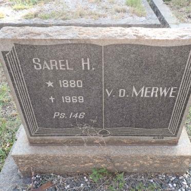 MERWE Sarel H., v.d. 1880-1969