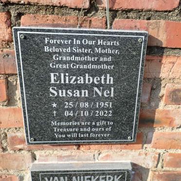 NEL Elizabeth Susan 1951-2022