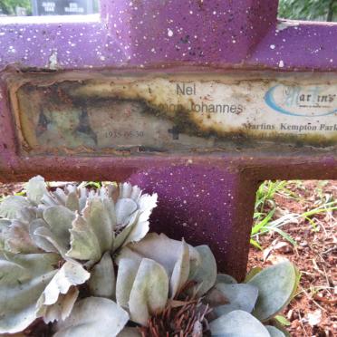 NEL Solomon Johannes 1935-?