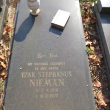 NIEMAN Izak Stephanus 1931-1972