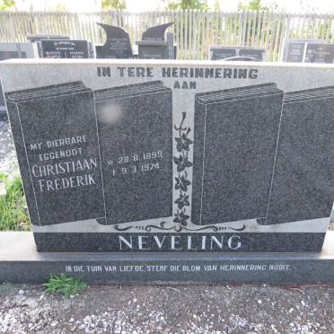 NEVELING Christiaan Frederik 1899-1974