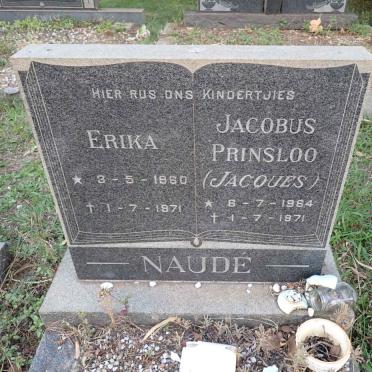 NAUDE Erika 1960-1971 :: NAUDE Jacobus Prinsloo 1964-1971